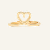 Midi Heart Ring