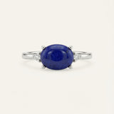 Oval Lapis Lazuli Ring