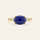 Oval Lapis Lazuli Ring