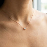 Signature Oval Moissanite Necklace (1 Carat)