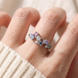 Painter’s Palette Ring, Moissanite