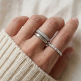 Pave Pair Ring by Elate