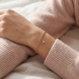 Petite Layering Bracelet (Faceted Moonstone) by Elate