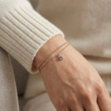 Petite Layering Bracelet (Grey Spinel) by Elate