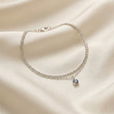 Petite Layering Bracelet (Grey Spinel) by Elate