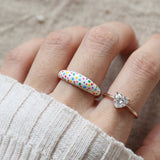 Polka Dot Enamel Ring