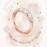 Polka Dot Enamel Ring