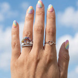 Rainbow’s Promise Ring (Semi-Precious Gems)