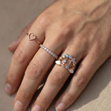 Rainbow’s Promise Ring (Semi-Precious Gems)