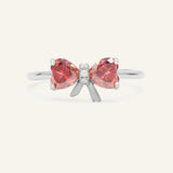 Ribbon Moissanite Ring