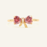 Ribbon Moissanite Ring