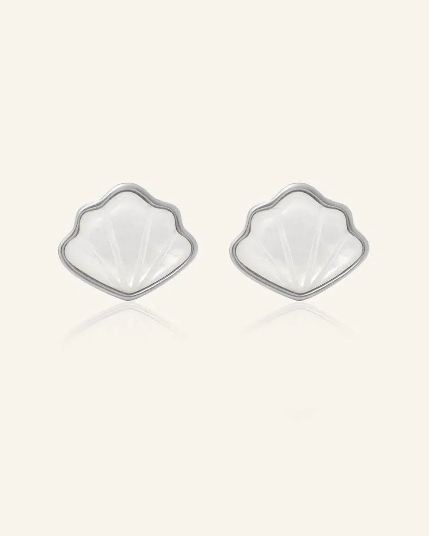Seashell Mother of Pearl Studs