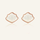 Seashell Mother of Pearl Studs