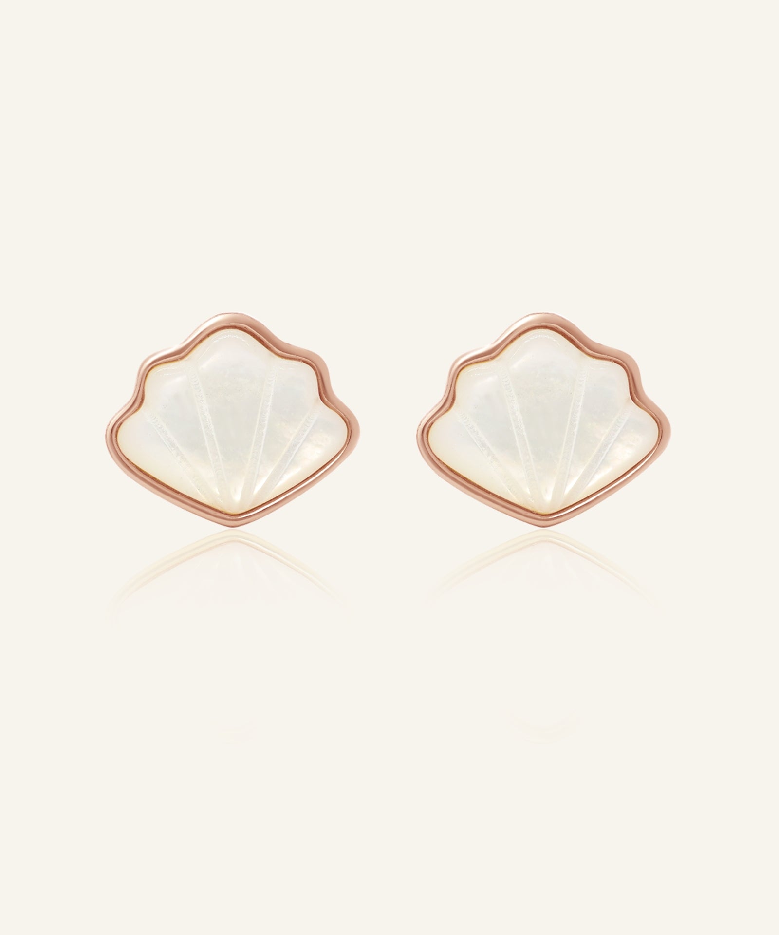 Seashell Mother of Pearl Studs
