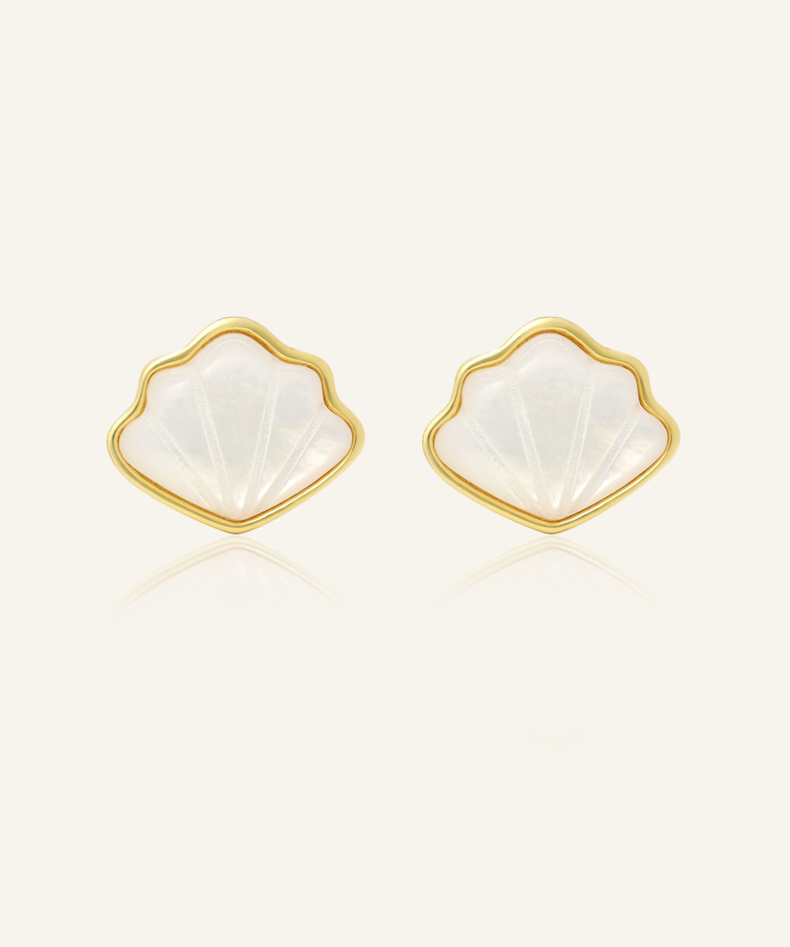 Seashell Mother of Pearl Studs