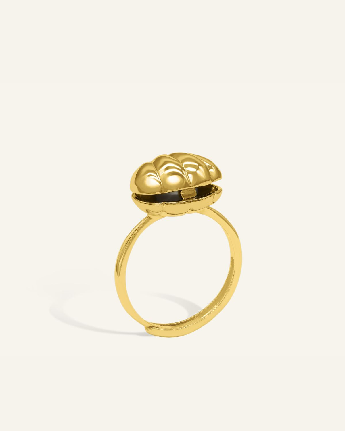 Seashell Pearl Ring