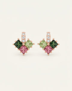 Secret Garden Tourmaline Studs
