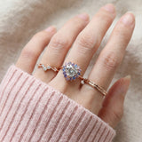 Serenity Heart Moissanite Ring