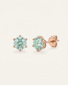 Signature Mint Moissanite Studs (0.5ct)