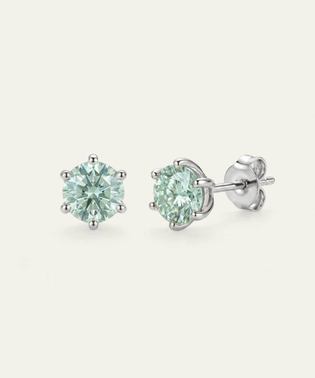 Signature Mint Moissanite Studs (0.5ct)