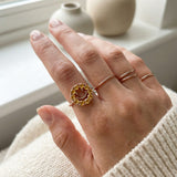 Smiley Ring (Citrine)