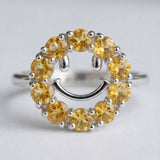 Smiley Ring (Citrine)