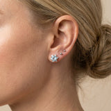 Snowflake Cut Studs