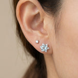 Snowflake Cut Studs