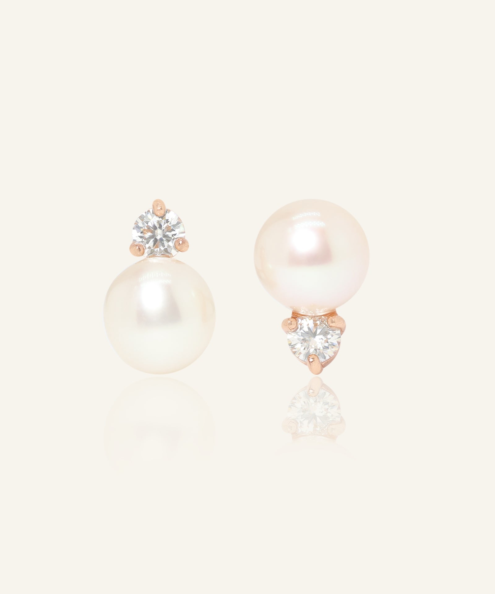 Sparkle Pearl Studs by Elate