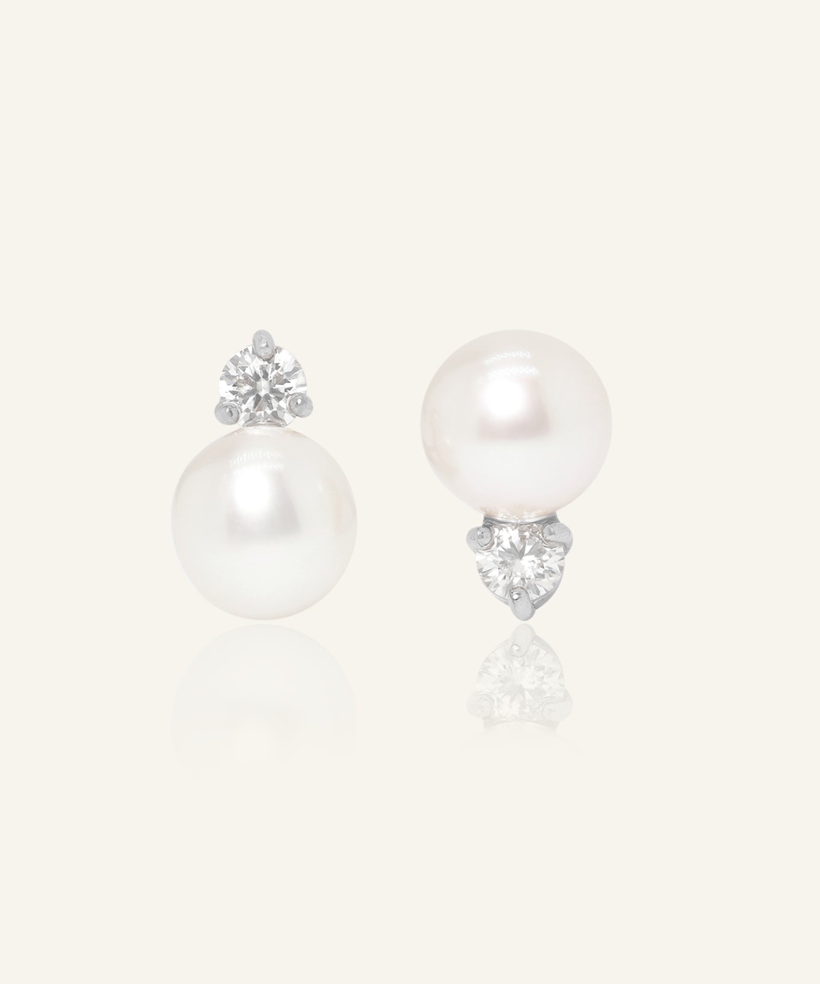 Sparkle Pearl Studs by Elate