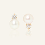 Sparkle Pearl Studs by Elate
