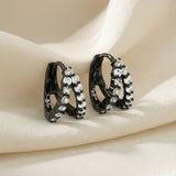 Split Hoop Huggies by Elate