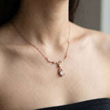 The Verdant Drop Necklace, Jadeite