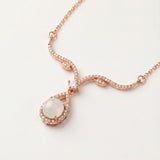 The Verdant Drop Necklace, Jadeite