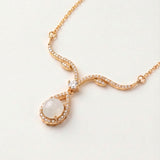 The Verdant Drop Necklace, Jadeite