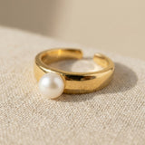 Thick Pearl Band by Elate