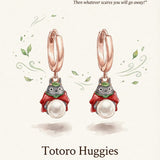 Totoro Huggies (White Freshwater Pearl)