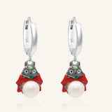 Totoro Huggies (White Freshwater Pearl)