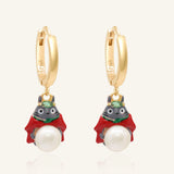 Totoro Huggies (White Freshwater Pearl)