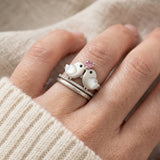 Tweet Hearts Ring