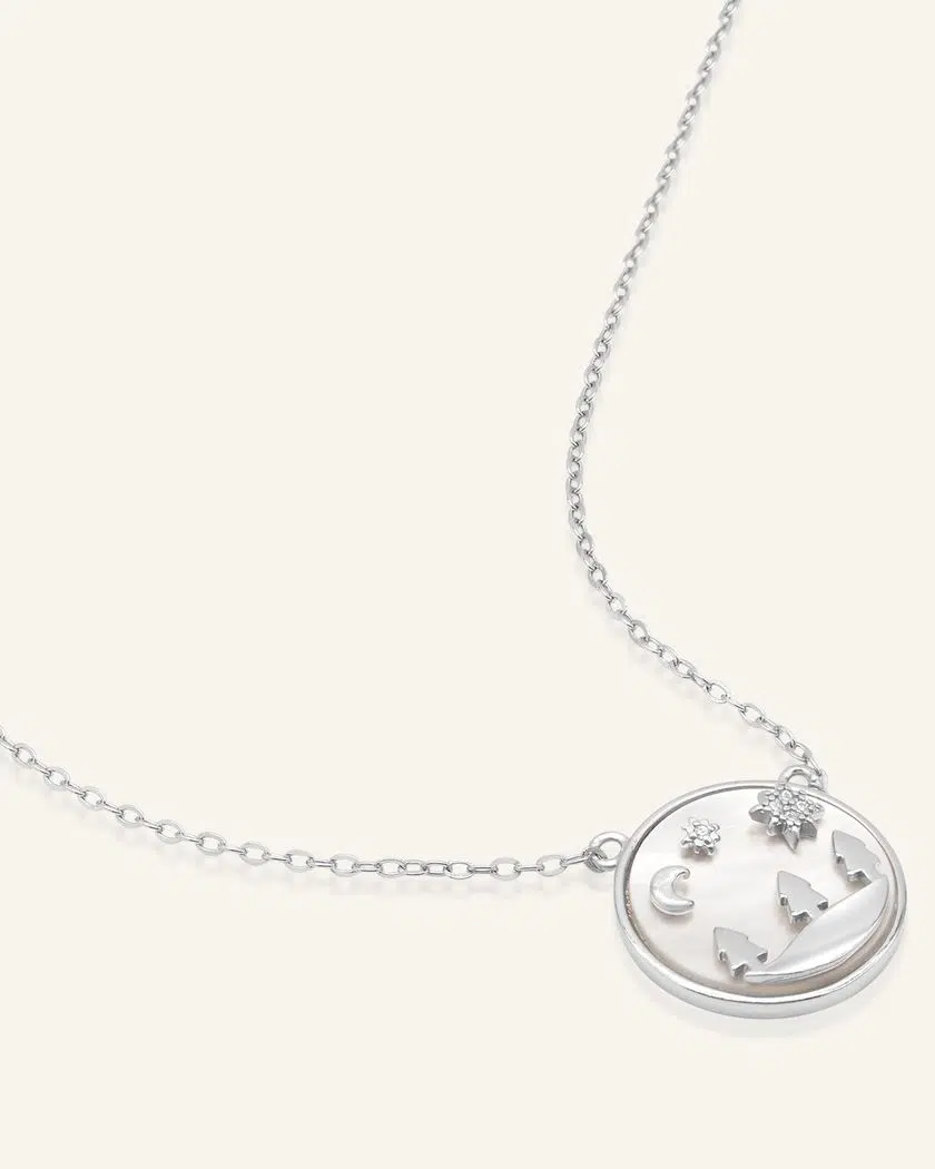 Winterscape Necklace Silver