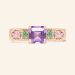 Arc de Triomphe Ring (Amethyst) - Love Estella