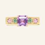 Arc de Triomphe Ring (Amethyst) - Love Estella