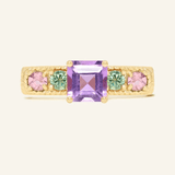 Arc de Triomphe Ring (Amethyst) - Love Estella
