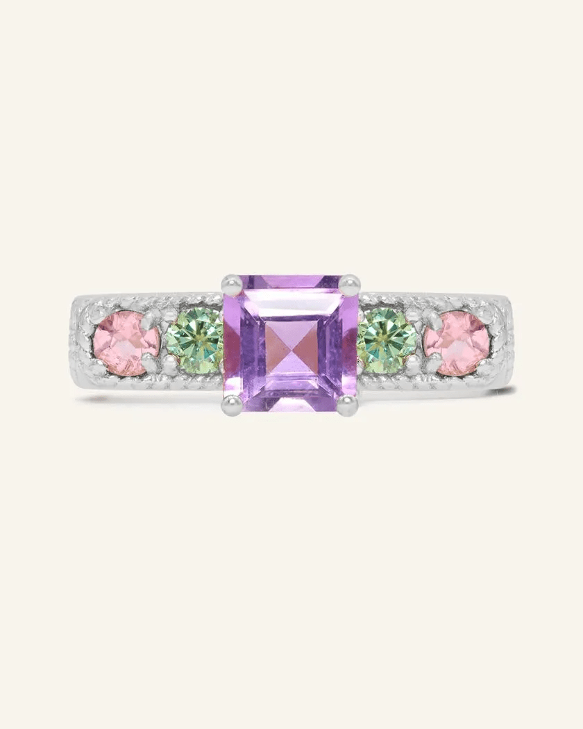 Arc de Triomphe Ring (Amethyst) - Love Estella