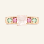Arc de Triomphe Ring (Rose Quartz) - Love Estella