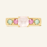 Arc de Triomphe Ring (Rose Quartz) - Love Estella