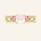Arc de Triomphe Ring (Rose Quartz) - Love Estella