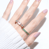 Arc de Triomphe Ring (Rose Quartz) - Love Estella