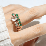 Arc de Triomphe Ring (Rose Quartz) - Love Estella